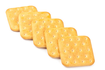 Five saltine crackers