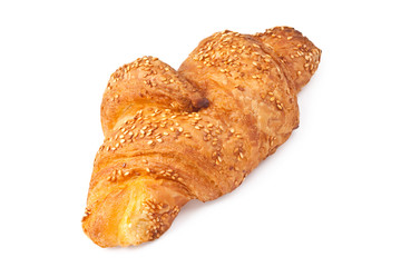 Croissant with sesame seeds