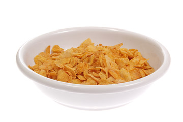 Bowl with corn flakes