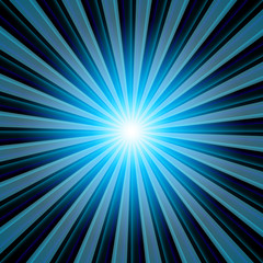 Hintergrund - Lichtstrahlen Blau Schwarz 02