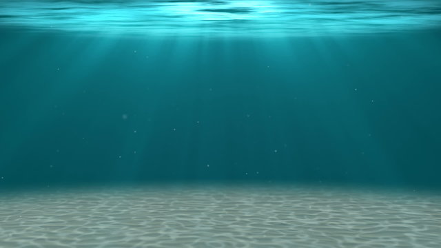 HD - Deep water. Underwater background