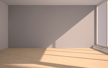 Fototapeta premium 3d interno vuoto da arredare