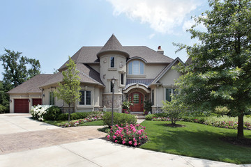 Luxury home with turret © pics721