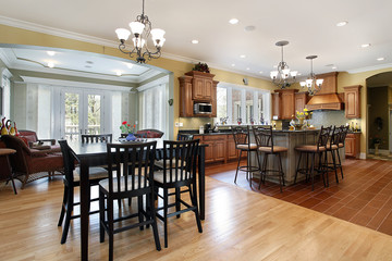 Kitchen with sitting room