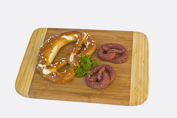 Originelle Brezenbrotzeit