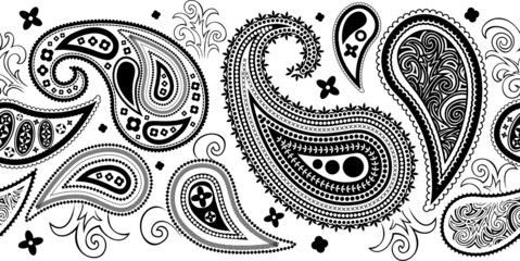 paisley border pattern
