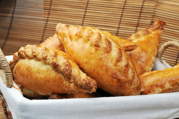pies in  basket