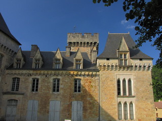 Fototapeta na wymiar Château de Campagne ; Vallée de la Vézère ; Dordogne, Aquitaine