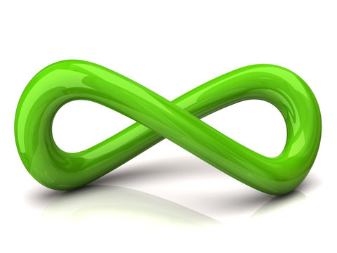 Green Infinity Symbol