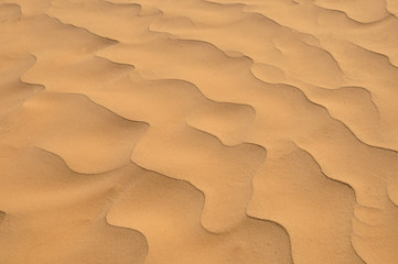 Sand in Sahara desert as background