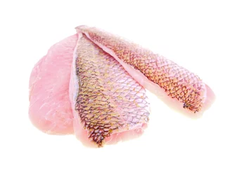 Fotobehang red snapper fish fillet © Lucky Dragon USA