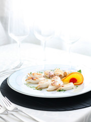 Served calamari