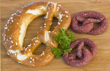 Originelle Brezenbrotzeit