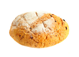 Round shaped fresh bread