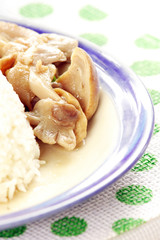 Fried  mushroow with Oyster sauce