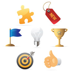 Icons for business metaphor