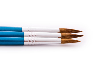 paintbrushes isolated