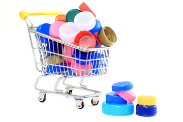 Collecte de bouchons en plastique