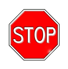 panneau routier, stop