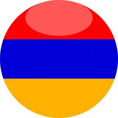 Drapeau rond de l'Arm&egrave;nie