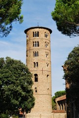 St. Apollinare in Classe round tower, Ravenna, Italy