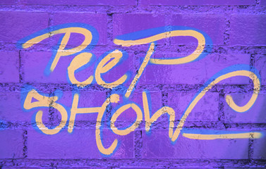 Peep Show Graffiti