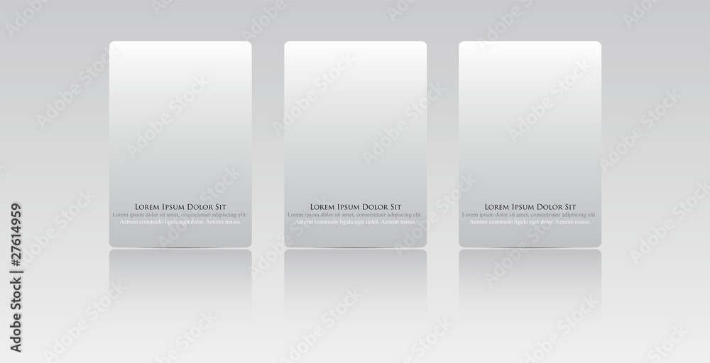 Wall mural vector website menu template