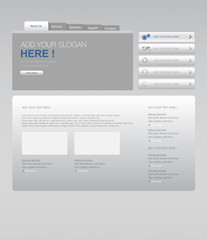 vector corporate website template