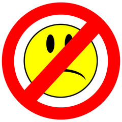 schlechte Laune verboten