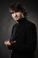 Handsome elegant man