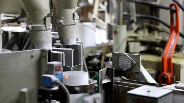 Packing of sugar in sugar factory