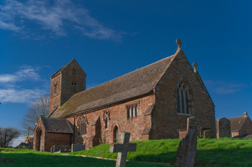 Fototapeta na wymiar English Village Church