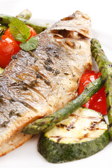 fish with vegetables