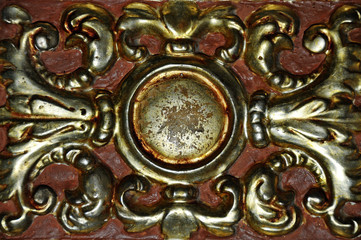 vintage metallic ornament