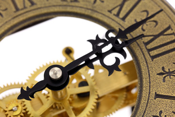 old-fashioned wall clock