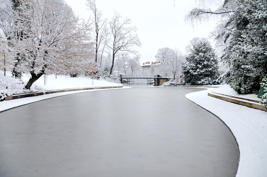 Stretch of water to freeze