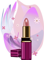 Lipstick. Vector illustration