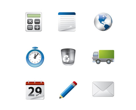 Glossy Icon Set for Web Applications