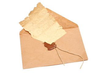 open envelope with a broken seal