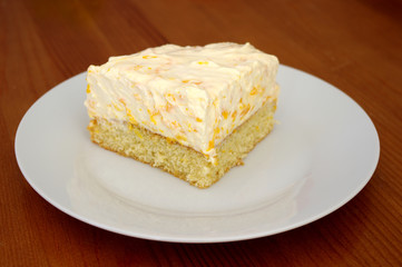 Luscious slice of cake