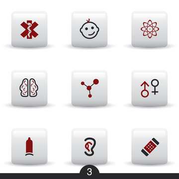 Medical web icons from series..no.3