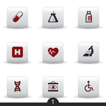 Medical web icons from series..no.1