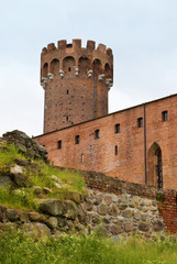 Fototapeta na wymiar Teutonic castle in Poland (Swiecie)