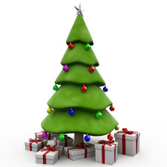 3D Christmas tree