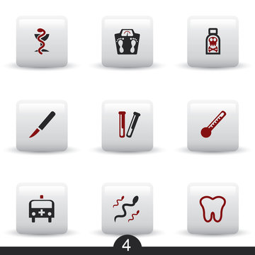Medical web icons from series..no.4