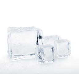 melting ice cubes