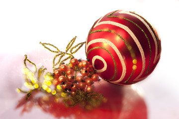 Christmas red ball