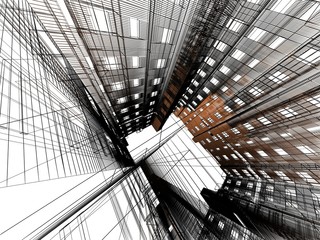 abstract modern architecture