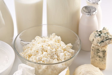 Photo of milk products.