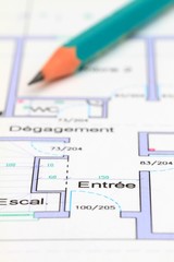 Obraz premium Projet immobilier